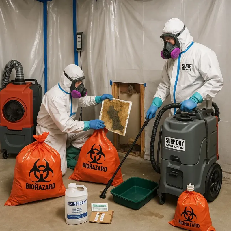 Contaminated Water Handling Protocols process in Haven, KS